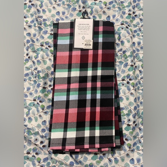 NWT Vera Bradley Dish Towels in Ribbons Plaid (Set of 2) - Picture 4 of 4